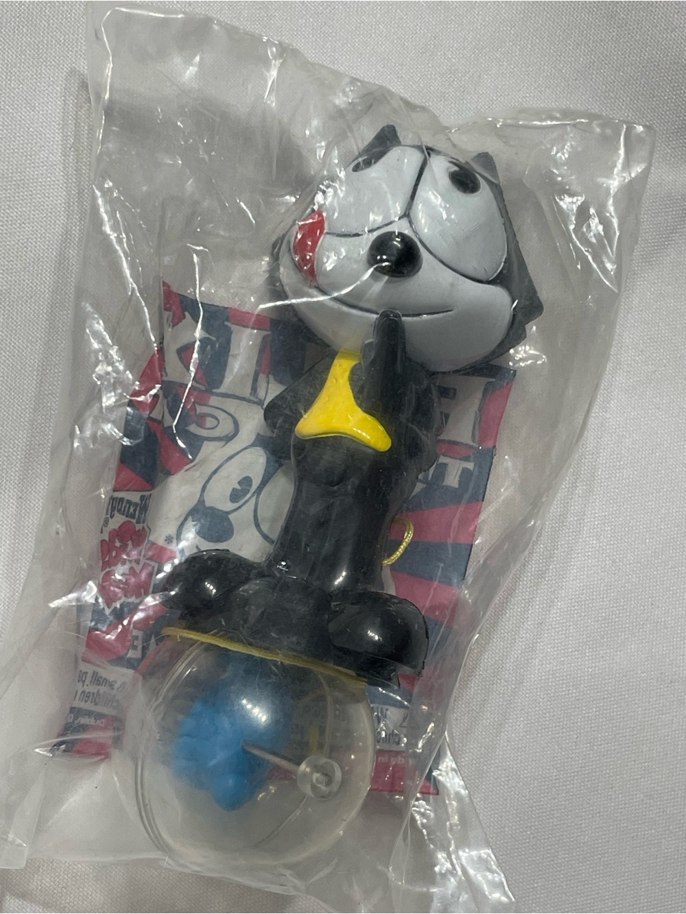 Vintage 1996 Felix the Cat Mini Catch Game Ball & Cup New in Package